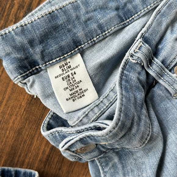 H&M size 24 jeans women’s plus - Picture 3 of 8